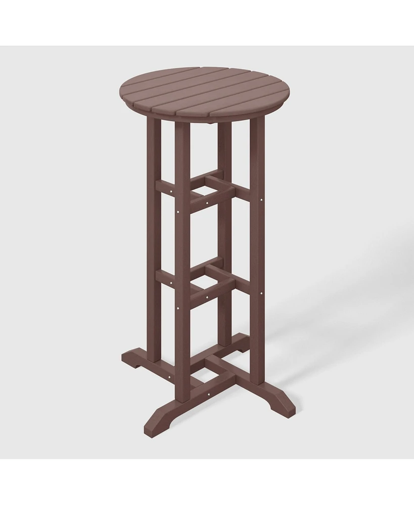 42" Counter Height Round Outdoor Patio Bistro Bar Table