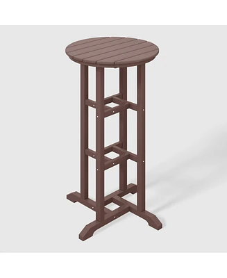 42" Counter Height Round Outdoor Patio Bistro Bar Table