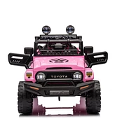 Streamdale Furniture Toyota Fj Cruiser 12V Ride On Car with Remote Control