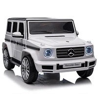 Simplie Fun Mercedes-Benz G500 Kids Ride On Car: Remote Control, 3 Speeds, Power Display, Bluetooth