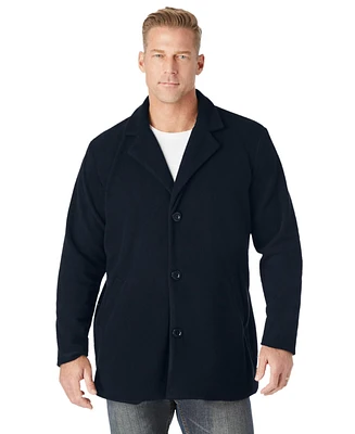 KingSize Big & Tall Fleece Peacoat