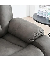Dark Gray Electric Power Recliner for Seniors