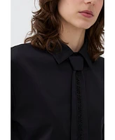 Nocturne Women's Shirt with Tie Detail