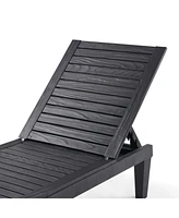 Nestl Adjustable & Waterproof Outdoor Patio Chaise Lounge Chairs