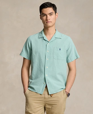 Polo Ralph Lauren Men's Classic-Fit Linen-Cotton Camp Shirt