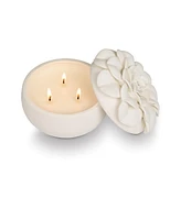 Illume Citrus Crush Ceramic Flower Candle