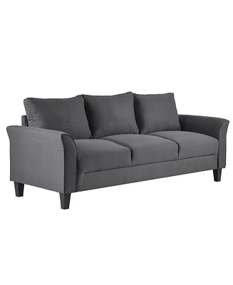 Simplie Fun Polyester-Blend 3 Pieces Sofa Set, Living Room Set