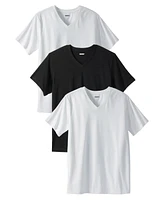 KingSize Big & Tall Cotton V-Neck Undershirt 3-Pack