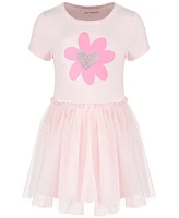 Epic Threads Toddler Girls Heart Flower Tulle Dress, Created for Macy's