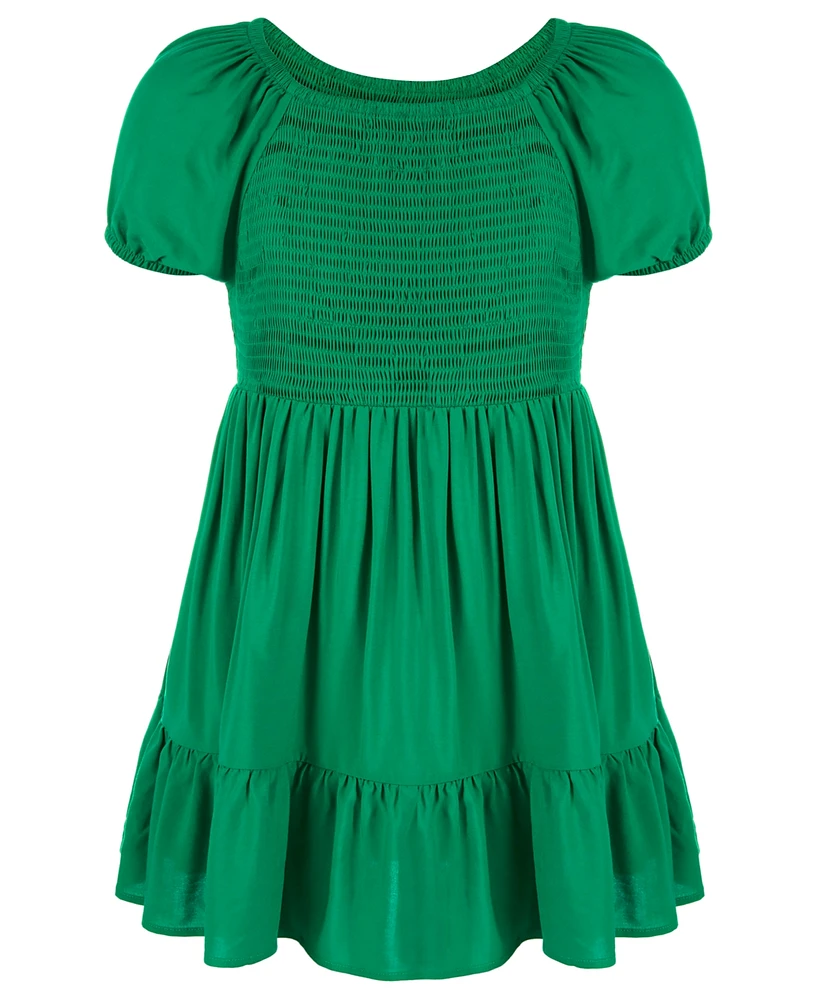 Epic Threads Girls Light Weight Woven Smocked Dress, Created for Macy's