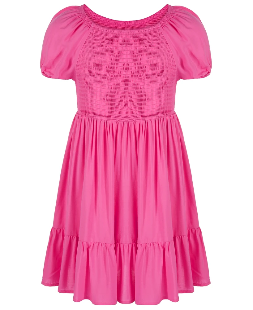 Epic Threads Girls Light Weight Woven Smocked Dress, Created for Macy's