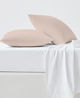 Purity Home 400 Thread Count Wrinkle Resistant Cotton Sateen Pillowcase Pair