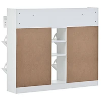 4-Drawer Shoe Cabinet for Entrance Hallway