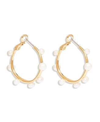 Mignonne Gavigan Mini Isla Pearl Hoop