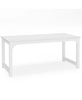 Tribesigns Modern Computer Desk, 63 x 31.5 inch Large Executive Office Desk Computer Table Study Writing Desk Workstation for Home Office,White