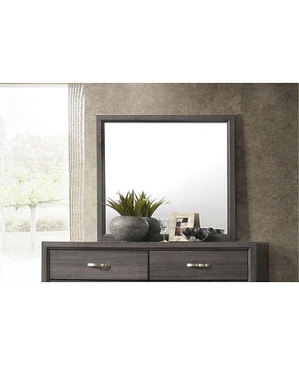 Simplie Fun Valdemar Mirror In Weathered Gray