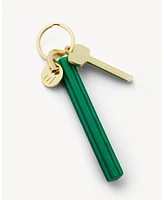 Machete Bar Keychain in Malachite - Gold