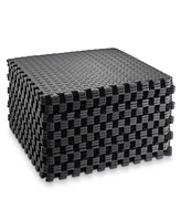 Philosophy Gym Pack of Exercise Flooring Mats - x Inch Foam Rubber Interlocking Puzzle Floor Tiles
