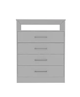 Cassville 4-Drawer 1-Shelf Dresser White