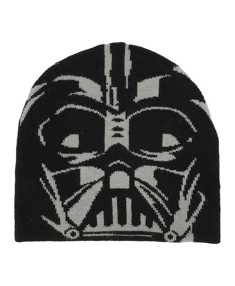 Starwars Men's Star Wars Darth Vader/Death Star Reversible Adult Beanie