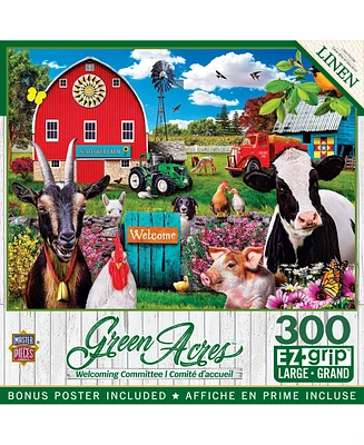 Masterpieces Green Acres - Welcoming Committee 300 Piece Ez Grip Puzzle