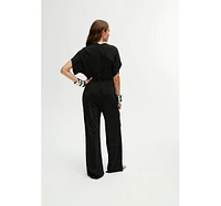 Nocturne Women's Draped Jumpsuit