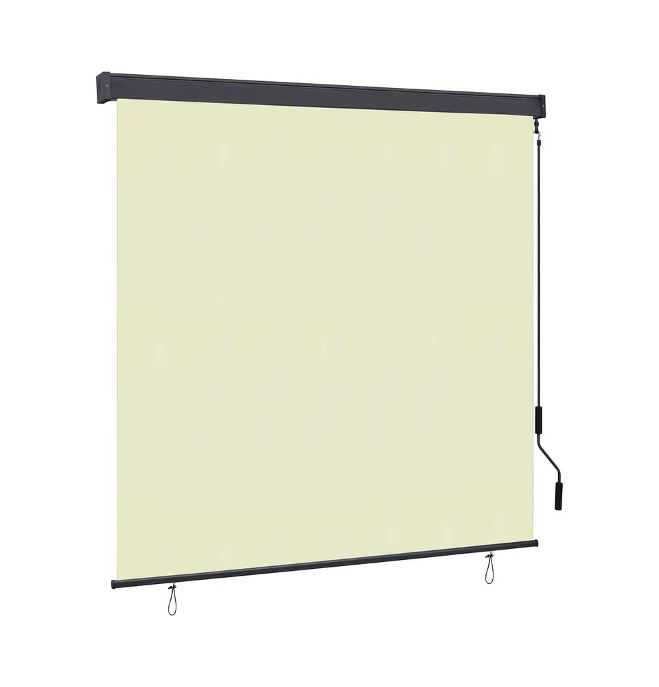 vidaXL Outdoor Roller Blind 66.9"x98.4" Cream