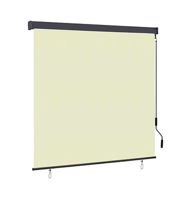 vidaXL Outdoor Roller Blind 66.9"x98.4" Cream