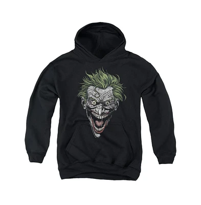 Batman Boys Youth Joker Pull Over Hoodie / Hooded Sweatshirt