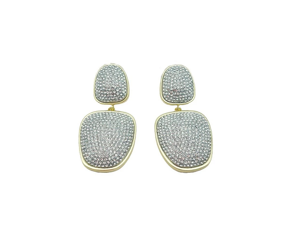 Mignonne Gavigan Rebecca Earrings Gold/Clear