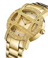 Jbw 10 Yr Anniversary Women's Olympia Diamond (1/5 ct.t.w.) 18K Gold Plated Watch