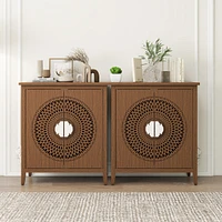 Streamdale Furniture 2 Door Cabinet, American Furniture, Suitable For Bedroom, Living Room, Study