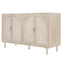 4 Door Cabinet, Suitable For Bedroom, Living Room, Study
