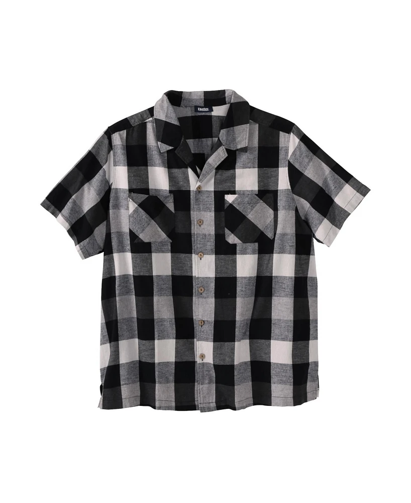 KingSize Big & Tall Hemp Short Sleeve Button Down