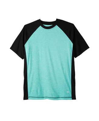 KingSize Big & Tall Raglan Sleeve Swim Shirt