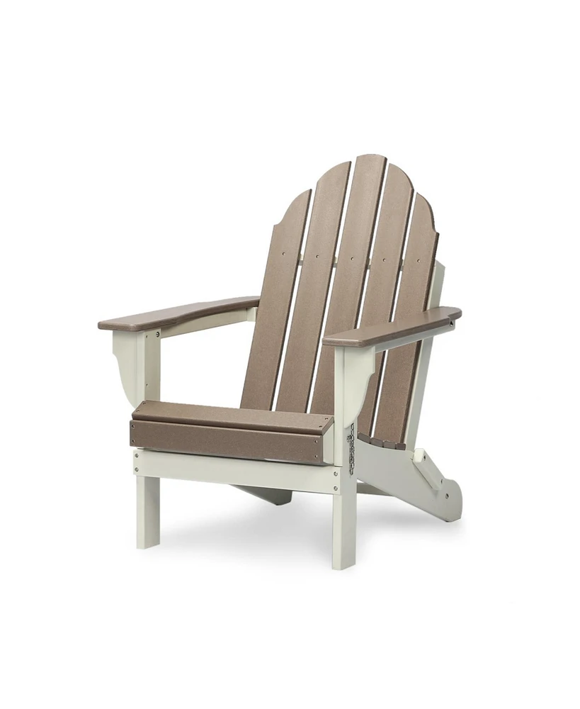 Aoodor Outdoor Folding Adirondack Chair -28.74x31.5x37 (inch)