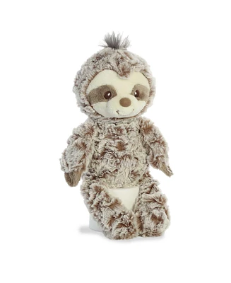 ebba Medium Sammie Sloth Playful Baby Plush Toy Brown 10"