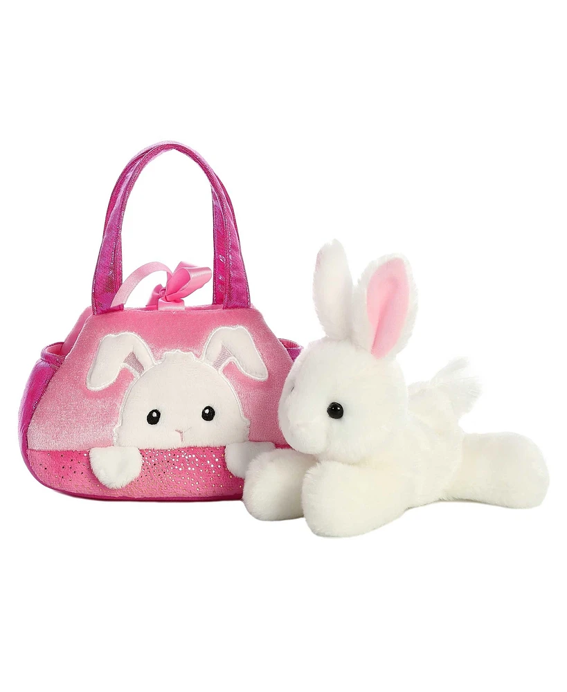 Aurora Small Peek-a-Boo Bunny Fancy Pals Fashionable Plush Toy Pink 7"