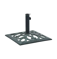 vidaXL Umbrella Base 26.5 lbs 19.3" Cast Iron