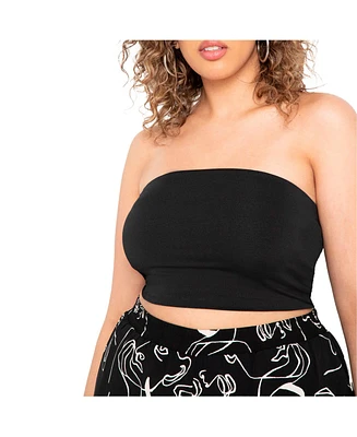 Eloquii Plus Bandeau Top