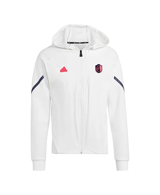 Adidas Men's White St. Louis City Sc 2024 Anthem Travel Full-Zip Jacket