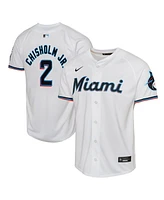 Nike Youth Jazz Chisholm White Miami Marlins Home Limited Player Jersey