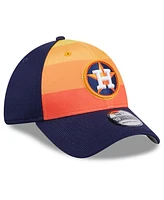 New Era Men's Orange Houston Astros 2024 Batting Practice 39THIRTY Flex Hat