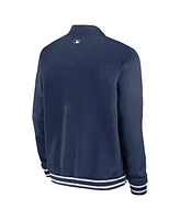 Nike Men's Navy Seattle Mariners Authentic Collection Full-Zip Bomber Jacket