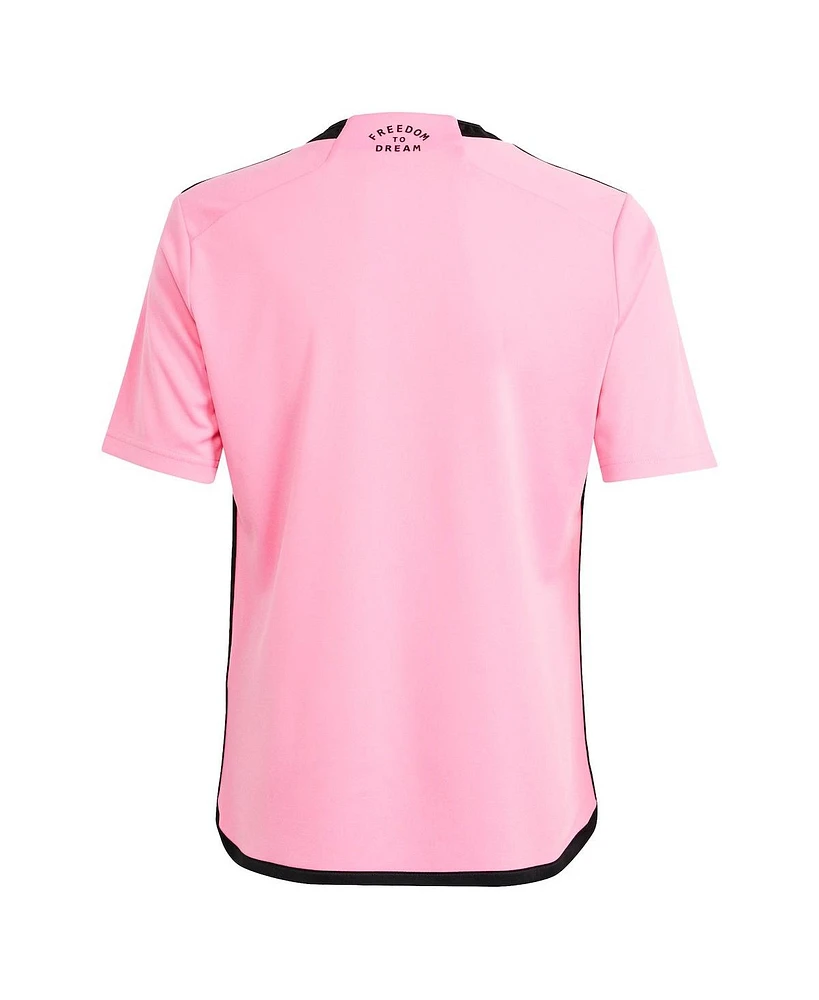 Adidas Big Boys and Girls Pink Inter Miami Cf 2024 2getherness Replica Jersey