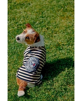 Barbour Dog Printed Logo Striped T-shirt