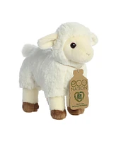 Aurora Small Lamb Eco Nation Eco-Friendly Plush Toy White 8"