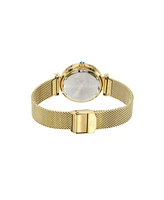 Porsamo Bleu Hazel Stainless Steel Gold Tone Women's Watch 1271BHAS