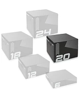 Philosophy Gym 20" Soft Foam Plyometric Box - Jumping Plyo Box for Training and Conditioning