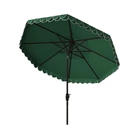 Safavieh Elegant Valance 9Ft Auto Tilt Umbrella